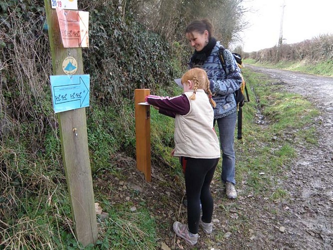 Parcours d'orientation à la Roche d'Oëtre