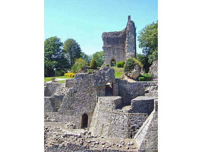 Vestiges du château de Domfront