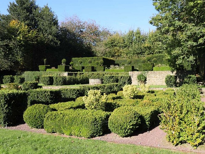 Jardin du manoir de la Boisnerie