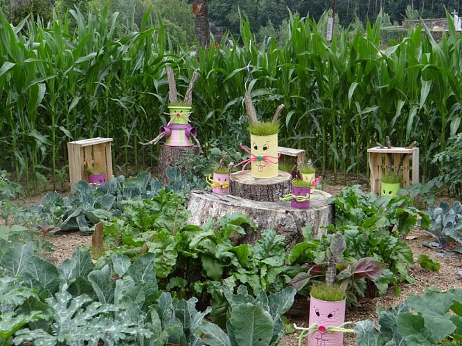 Village fleuri de Saint Fraimbault