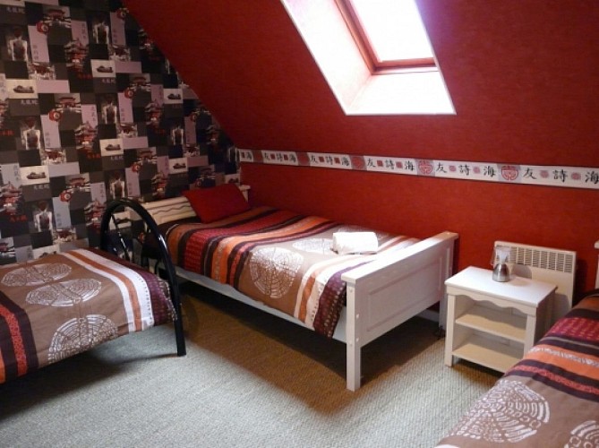 Une chambre sous les combles