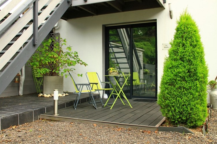Terrasse du studio