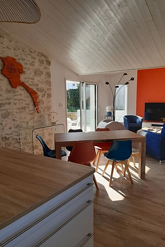 Maison de vacances à Barbâtre à 550m de la plage du Midi sur l'Ile de Noirmoutier