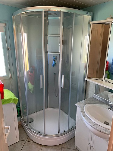 La salle de douche
