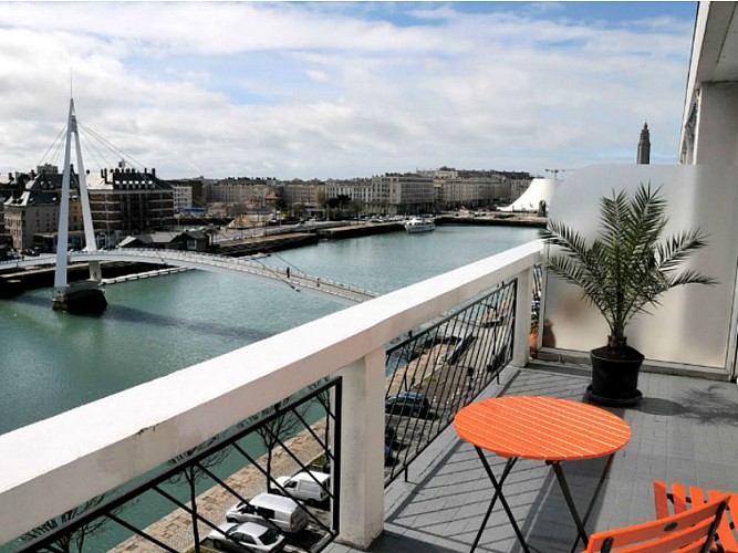 Vue balcon - Escale Quai George V