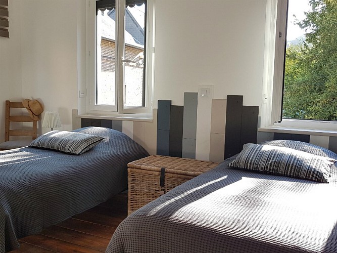 Gite Villequier le 1882 chambre 2 bismod