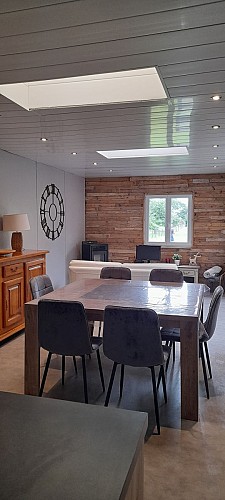 Gîte à la ferme/ferme du Manoir/salle/M. et Mme BRUMENT Caux Seine Tourisme