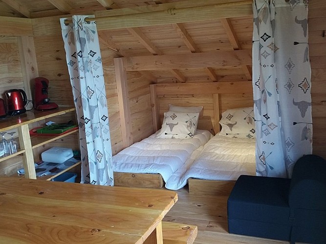 1 Trappeur - Les Cabanes d'Eddie - Avesnes-en-Val ©Ayral