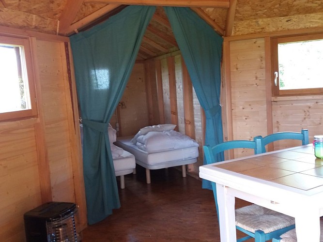 1 Hutte - Les Cabanes d'Eddie - Avesnes-en-Val  ©Ayral