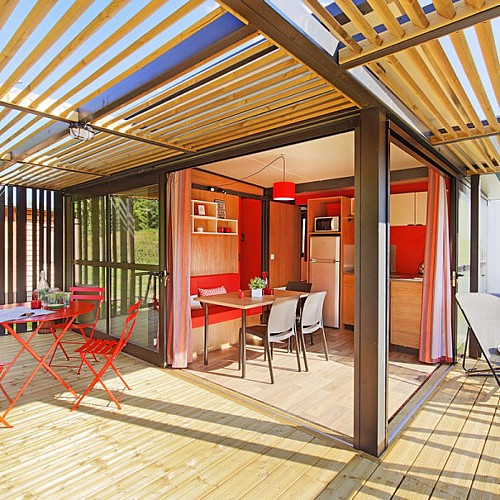 Terrasse - Gîte Saâne Baguenaudiers Quiberville