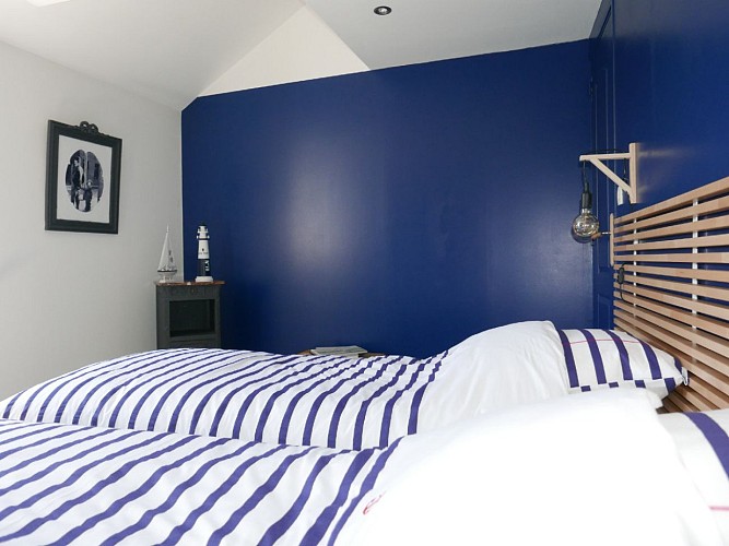 Chambre avec 1 lit queen ou 2 lits simples