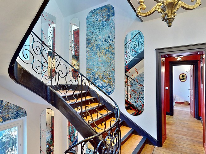 Hall premier étage - ©Château de Sant Clair