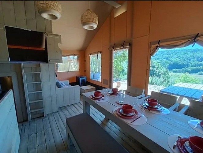 TENTES LODGES - ECO HAMEAU COQS'LITSCAUX - COLLEVILLE - 2023