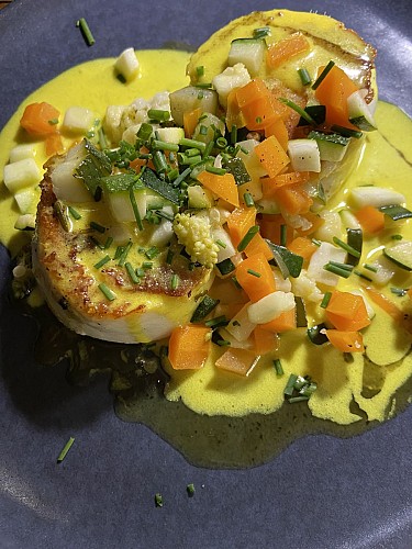 Filet de turbot au romarin