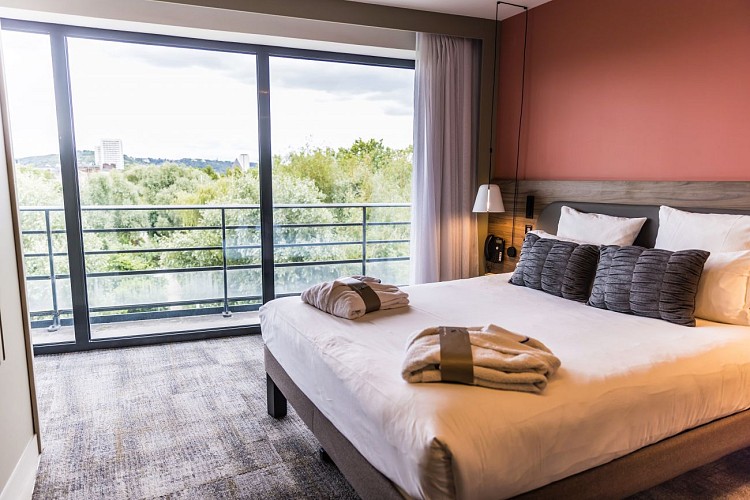 Novotel Suites Rouen - Chambre double vue seine