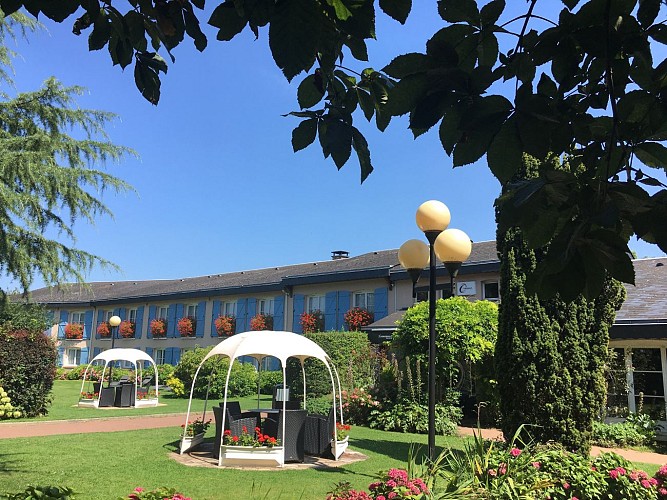 La Bertelière - jardins - Terrasse 