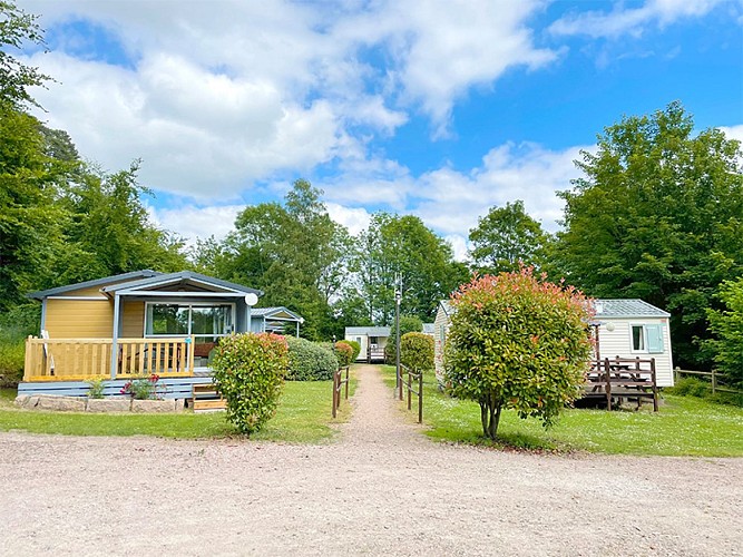 Camping Barre y Va vue extérieure  Villequier Rives en Seine Caux Seine tourisme