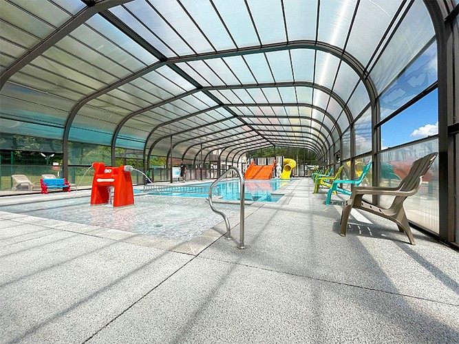 Camping Barre y Va vue piscine Villequier Rives en Seine Caux Seine tourisme