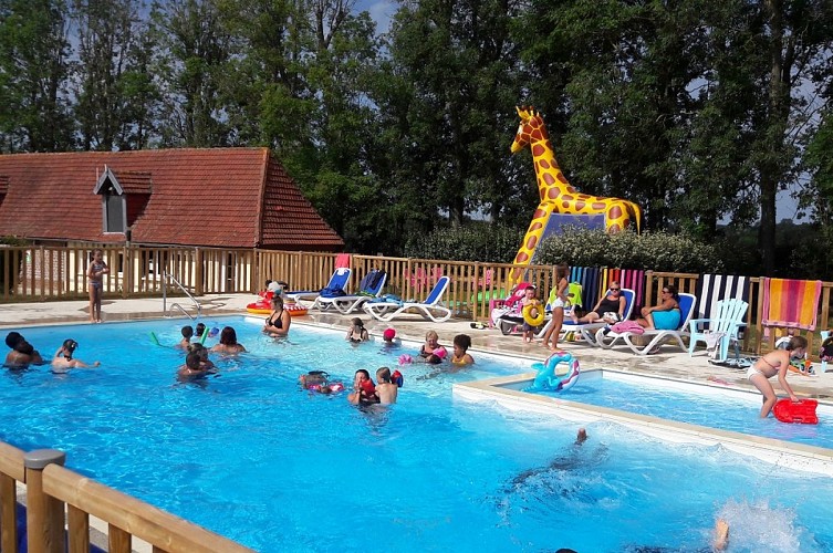 Camping Maupassant cote d'albatre piscine