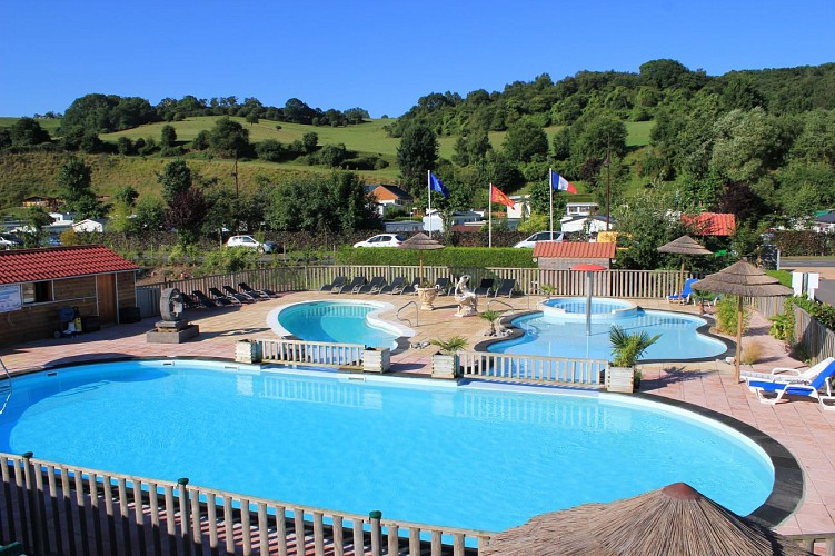 Aire de stationnement et de service du Camping Le Marqueval