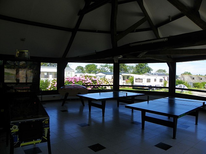 Aire de stationnement et de service du Camping Le Mesnil