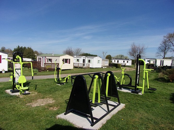 Aire de stationnement et de service du Camping Les Pommiers