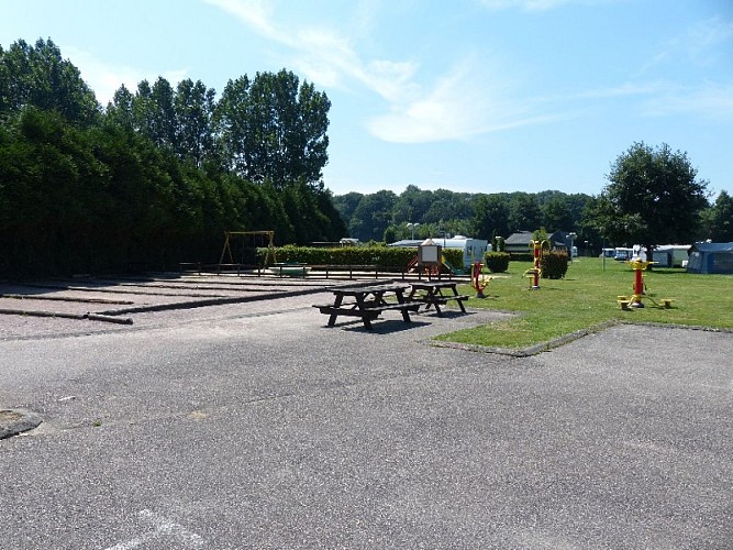 Aire de stationnement du Camping Les Prés de La Mer