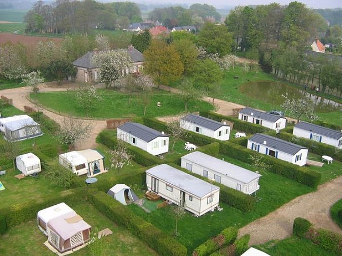 Aire de stationnement et de service Camping La Ferme de la Hêtraie