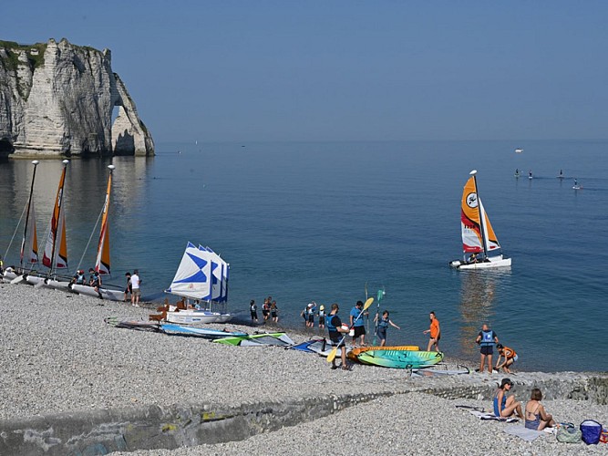 Plage-Baignade Etretat