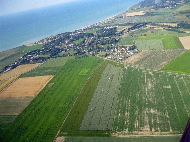 Aéroclub de Dieppe - Saint Aubin sur Scie - Archéologie aérienne - Quiberville