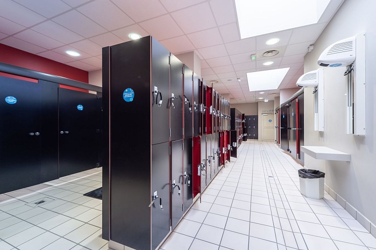 Vestiaires public - O2Falaises, Le Tréport, 76