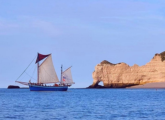 SORTIE MER - BOUTIQUE EN LIGNE 2024 - TF devant Etretat