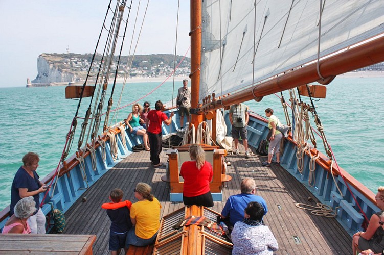 SORTIE EN MER SUR VIEUX GREEMENT - FÉCAMP 