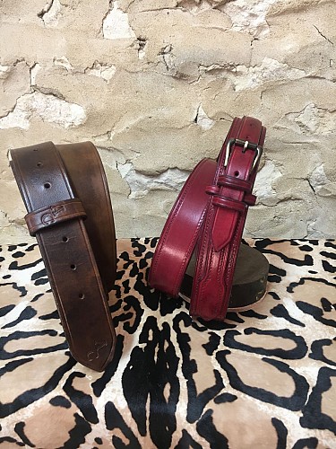 Ceintures sur mesure Antique Cuir