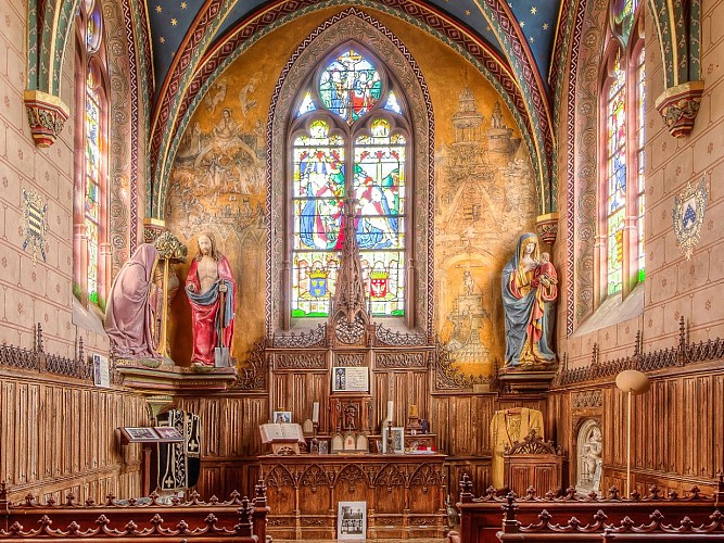 Etelan, l'AutelChateau d'Etelan Saint Maurice D'Etelan Caux Seine Normandie Tourisme