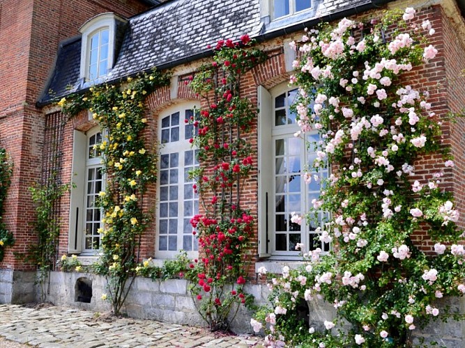 Roseraie du château de Mesnil-Geoffroy