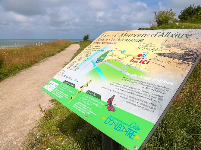 Mémoire d'Albâtre, Site du Pont Rouge