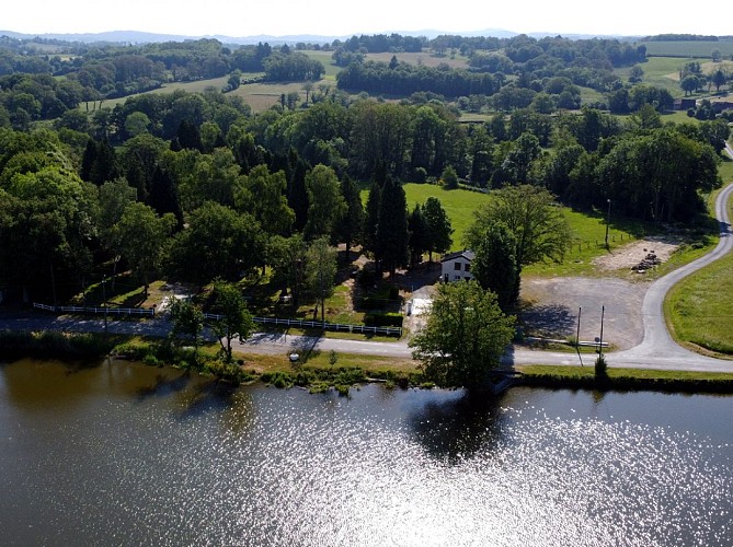 camping de la Cazine vue générale