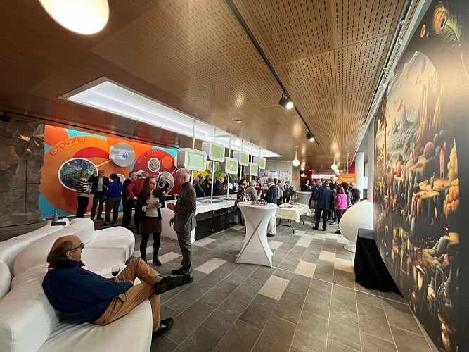 Grand hall du musée, espace parfait pour un cocktail dinatoire