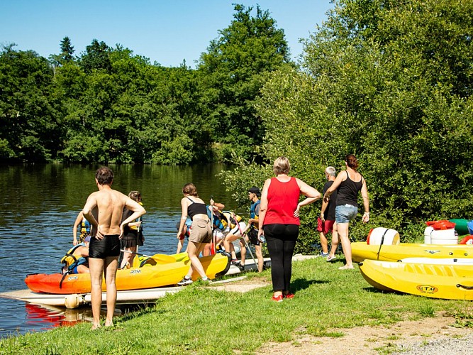 Familienaktivitäten CanoëKayak base nautique de SaintVicturnien