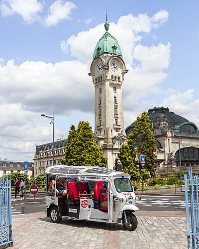 Tuk tuk devant la gare Limoges-Bénédictins ©Anne-Sophie Dubreuil  (7)