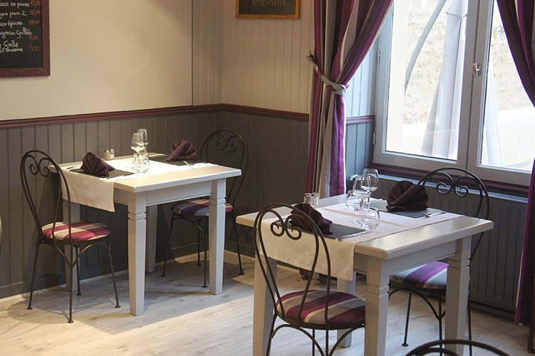 Restaurant jardins des saveurs cuisine traditionnelle Thouars Thouarsais