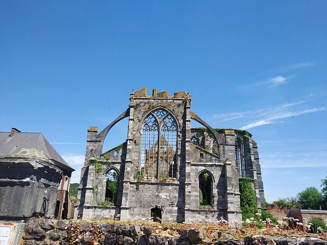 L'abbaye d'Aulne à Thuin