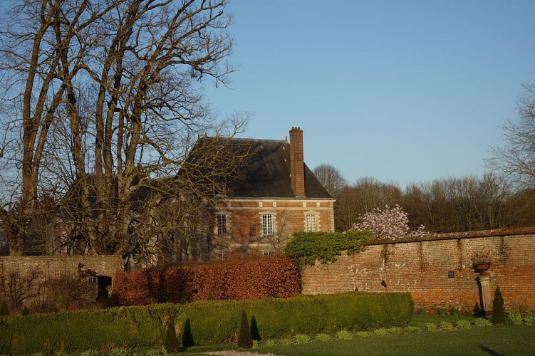 Parc du château en hiver