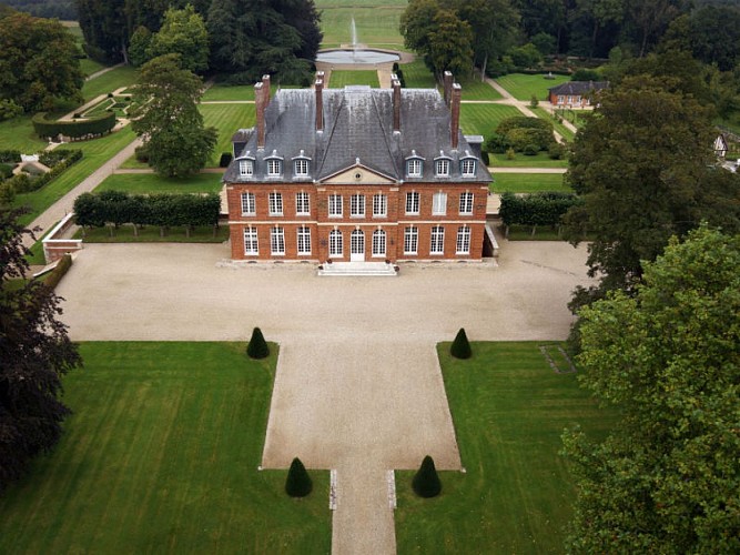 Façade du Château côté Cour d'honneur