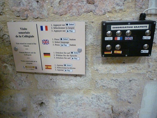 audioguide collégiale