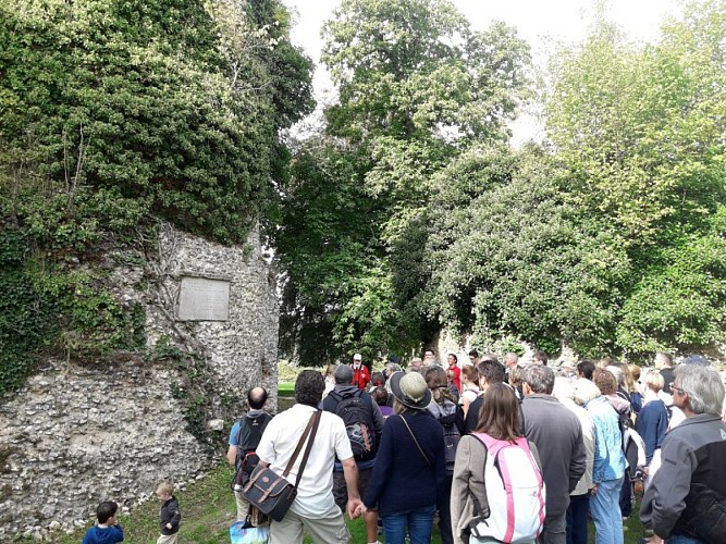 Visite guidée des Vestiges du Château de Longueville - Longueville-sur-Scie ©Terroir 