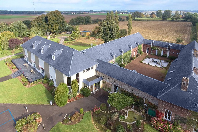 La cour carrée - EU - Vue aérienne - 2019