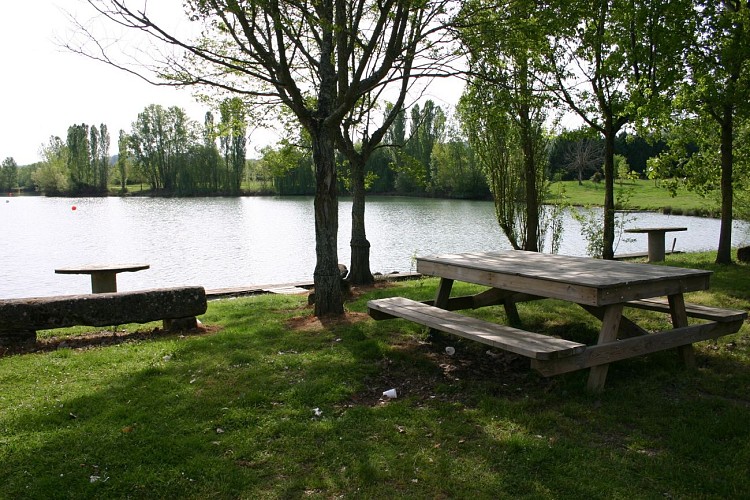 pique nique lac de la cadie