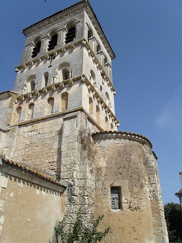 clocher église Beauronne